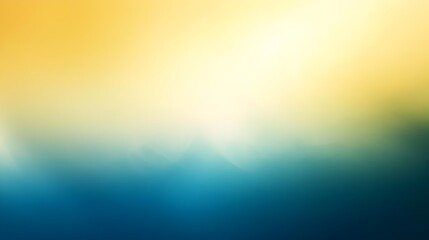 Naklejka premium Elegant Gradient Background with Seamless Transitions Between Yellow and Blue Tones Offering Ample Space for Overlay Text or Graphic Elements in a Modern Digital Design