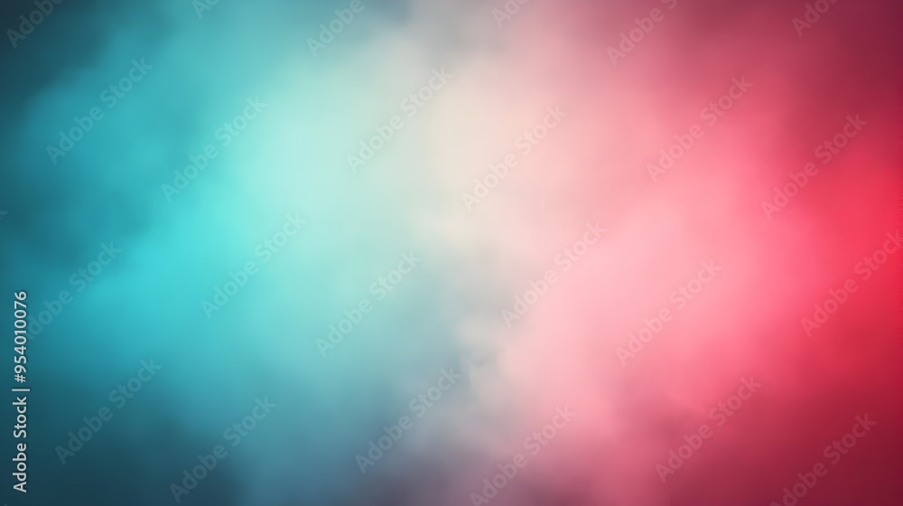 Poster elegant and vibrant gradient background with smooth transitions between soothing cyan and striking c