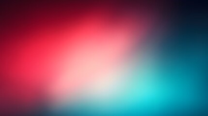 Obraz premium Striking gradient background with smooth transitions between vibrant shades of cyan and crimson creating a clean modern and visually appealing canvas for overlaying text graphics