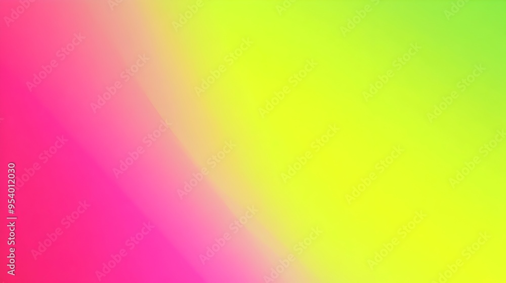 Poster elegant and vibrant gradient background with smooth transitions between lime green and fuchsia shade
