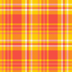 Color tartan background vector, expensive seamless textile plaid. Random fabric pattern texture check in bright and red colors.