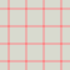 Content check seamless pattern, classy vector textile fabric. Cut out background tartan plaid texture in white and light colors.