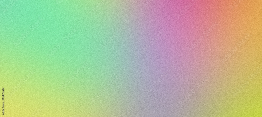 Aufkleber abstract blurred gradient background in bright neon colors with grain texture effect
