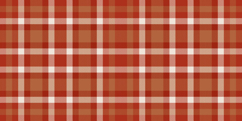 Occupation vector background tartan, overlay textile seamless texture. Domestic pattern plaid fabric check in red and orange colors.