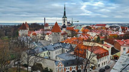 Obraz premium Old city Tallin, Estonia