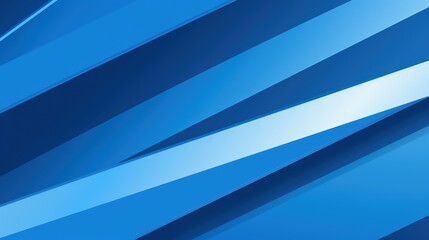 Obraz premium A vibrant abstract design featuring layered blue shapes, creating a dynamic and modern visual effect.