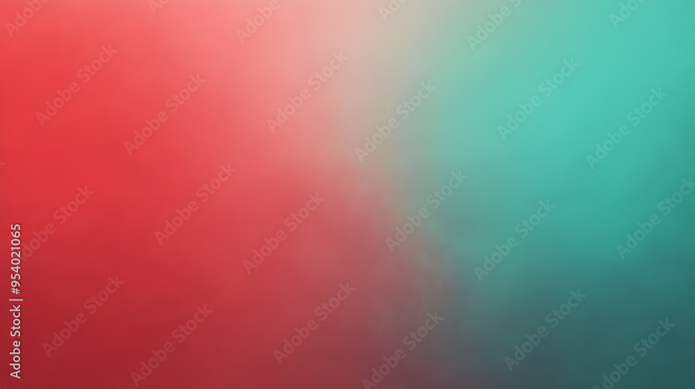Poster stunning gradient background with seamless transitions between shades of turquoise and scarlet provi