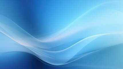 A smooth gradient of blue waves creating a calming and modern abstract background.