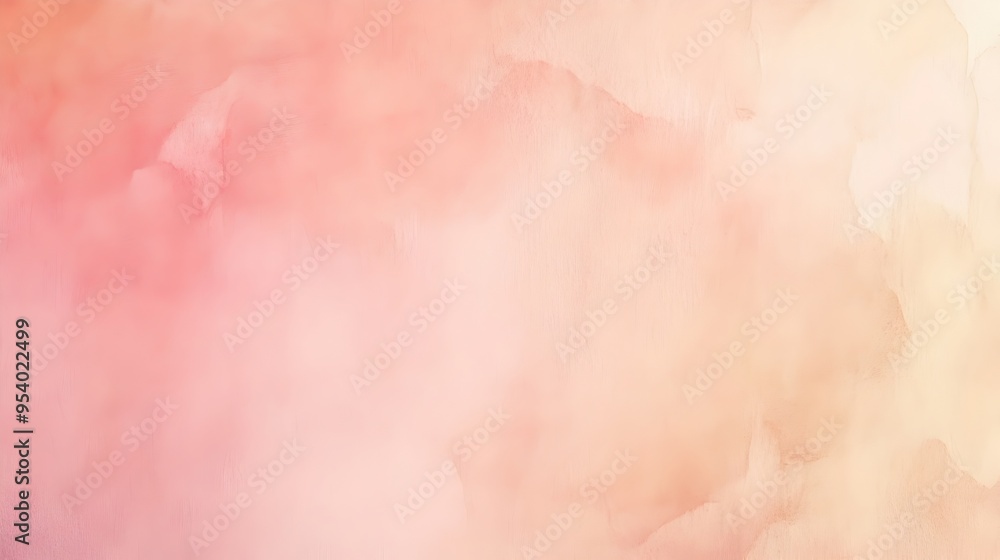 Poster elegant and minimalist textured paper background featuring soft gradient hues in shades of peach bei