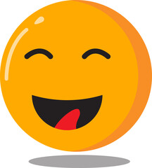 Fototapeta premium Happy Emoticon Expression