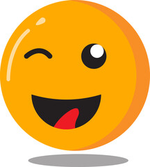 Wink Emoticon Expression