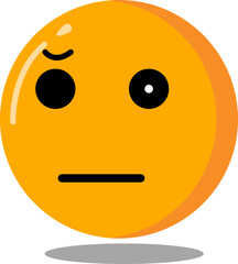 Confused Emoticon Expression