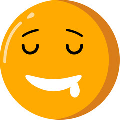 Drooling Emoticon Expression