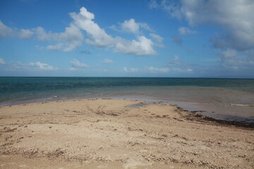Empty beach landscape, Fiji