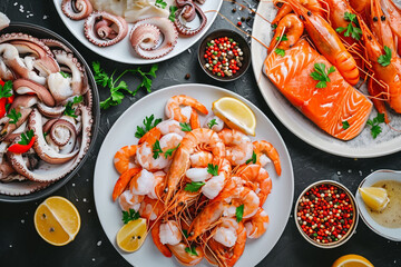 shrimp and vegetables