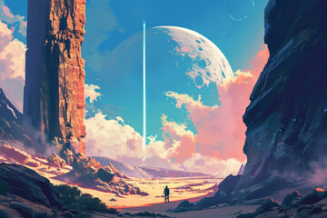 sunrise over the mountains