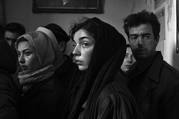 portrait of two people