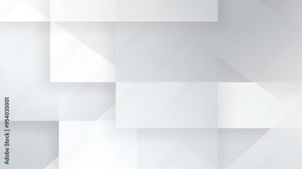 Poster a modern abstract background featuring geometric shapes in shades of gray and white, ideal for desig