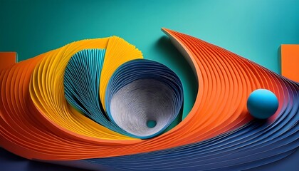 minimalist graphic design featuring sleek lines bold colors