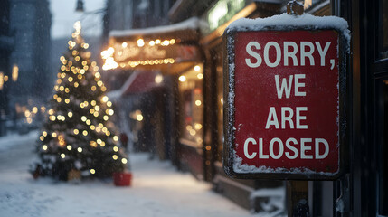 christmas street sign