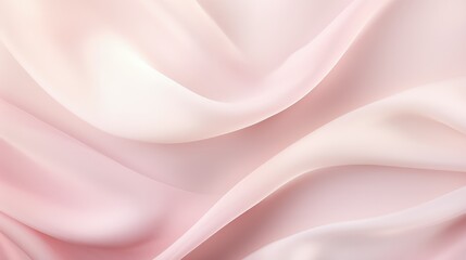 Obraz premium A soft, flowing fabric in shades of pink, creating a serene and elegant background.