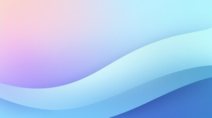 A smooth gradient background featuring soft waves in pastel colors, ideal for digital design and presentations.