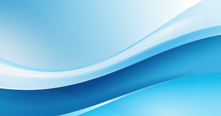 Fototapeta premium A smooth gradient background featuring flowing blue waves, ideal for digital designs or presentations.
