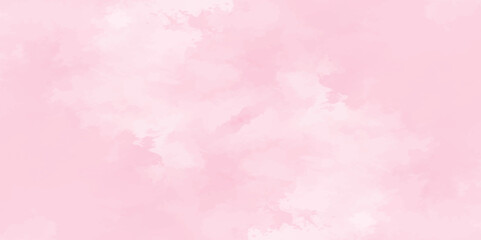 Abstract pink Wall Texture with Watercolor Brush Strokes. Soft pink pastel watercolor background. party invitation, packaging, surface design. Grunge and textured banner with free copy space.	