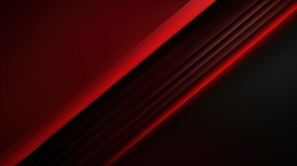 A sleek, modern abstract design featuring dark tones with red accents, creating a dynamic visual effect.