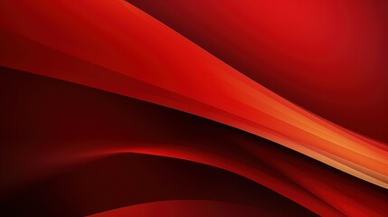 A vibrant abstract background featuring smooth red waves and gradients, ideal for design and artistic projects.