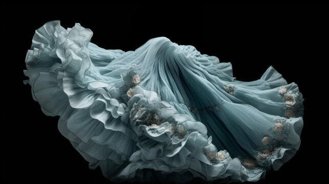 Elegant Flowing Fabric Digital Overlays for Maternity Photography | Multi-Color Collection | Flying Fabric Gowns | Studio Overlays	