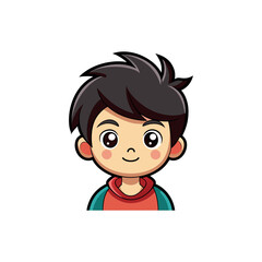 cute boy cartoon illustration