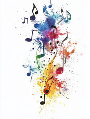 Naklejka premium Music background graphics