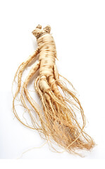 ginseng isolated on white background