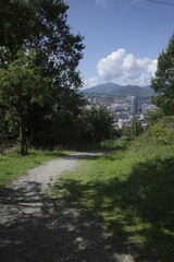 Urban landscape in the city of Bilbao