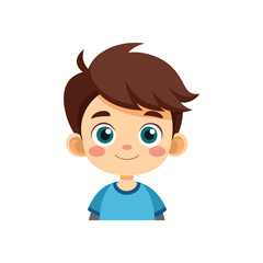 cute boy cartoon illustration