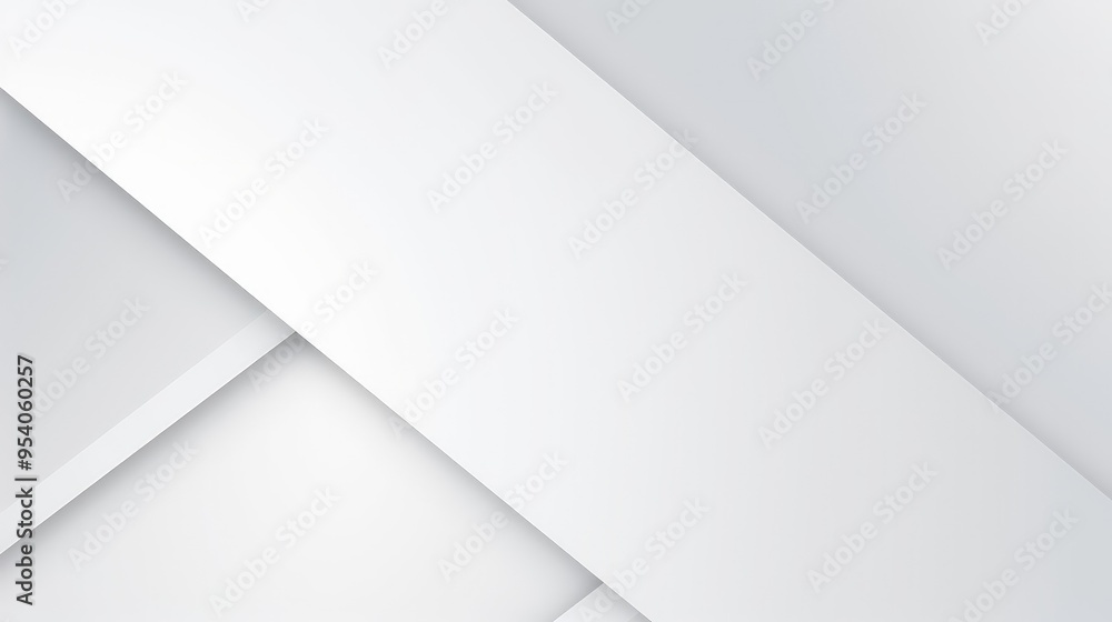 Poster a minimalist abstract design featuring soft gradients and geometric shapes in shades of white.