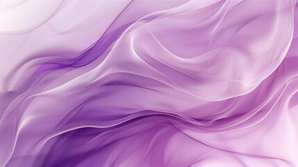 Obraz premium Soft waves with shades of purple, creating a calm and gentle visual effect.