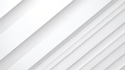Obraz premium A minimalistic design featuring layered white stripes creating depth and texture.