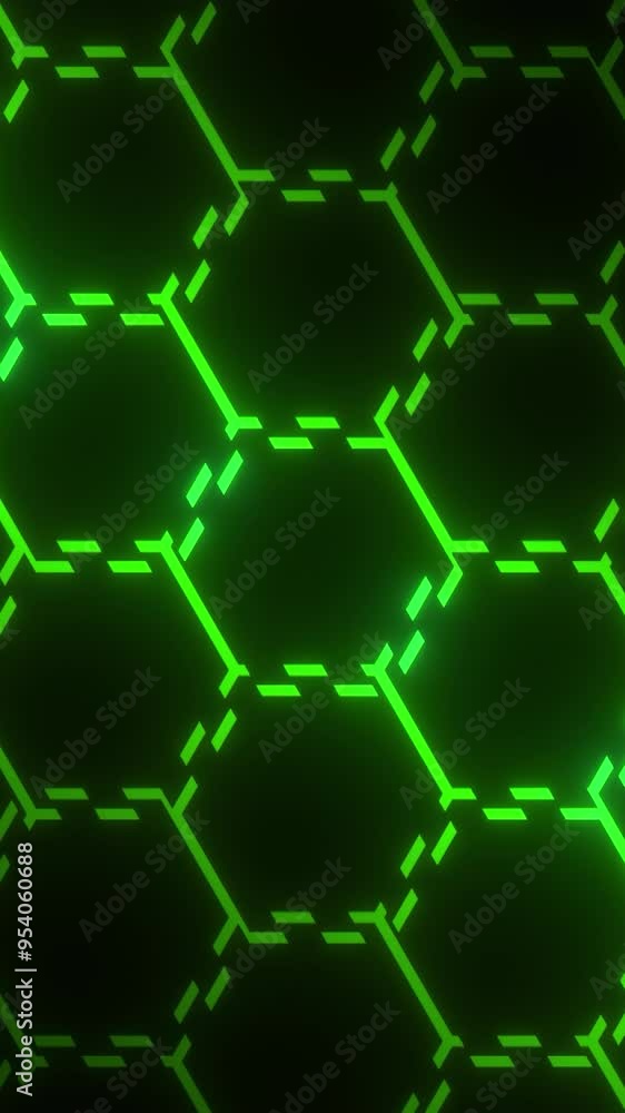 Poster abstract background with animation moving of dark surface with glowing track of energy. motion. tech