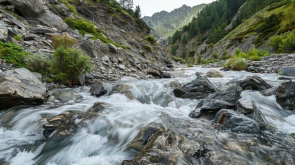 Rushing Mountain Stream