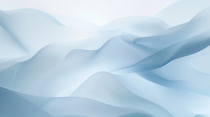 Fototapeta premium Subtle blue waves with soft gradients, evoking a sense of calm and tranquility.