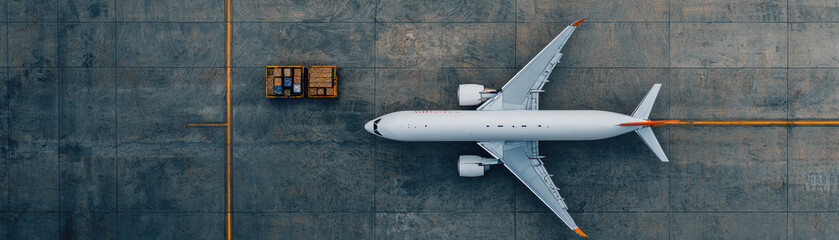 Aerial operations in cargo logistics, highlighting the complex operations involved in air cargo transport and delivery