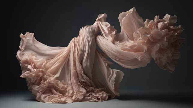 Elegant Flowing Fabric Digital Overlays for Maternity Photography | Multi-Color Collection | Flying Fabric Gowns | Studio Overlays