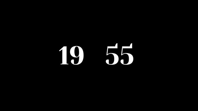 20 Minute Countdown Timer | UHD Clock Animation | Smooth Digital Countdown Video