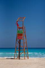 lifeguard tower on the beach