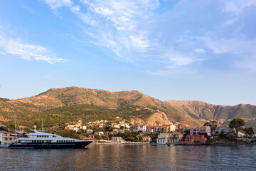 The beautiful seaside village of Asos, Kefalonia island, Greece