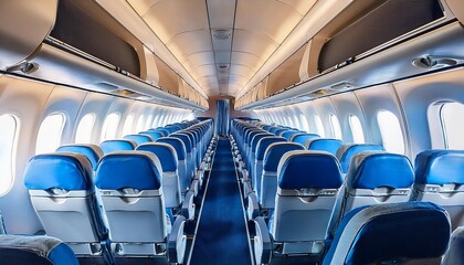 interior of an airplane