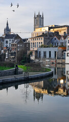 Fototapeta premium Autumn in Ghent, Belgium