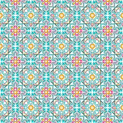 seamless pattern, ikan, indian pattern,detailed, vintage geometric floral seamless pattern, batik, geometric, tribal, print, vector
